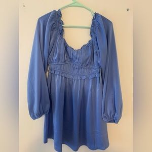 Altar’d State Small Blue “Denim” Mini Dress